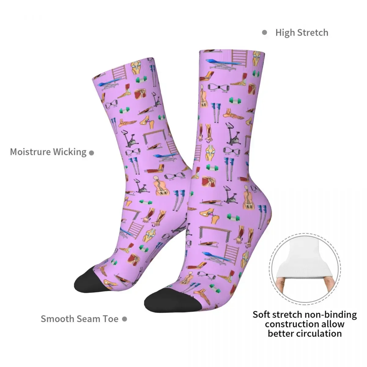 Physiotherapy ISHA Socks Haraj - Men Accessories All ulasan dan harga