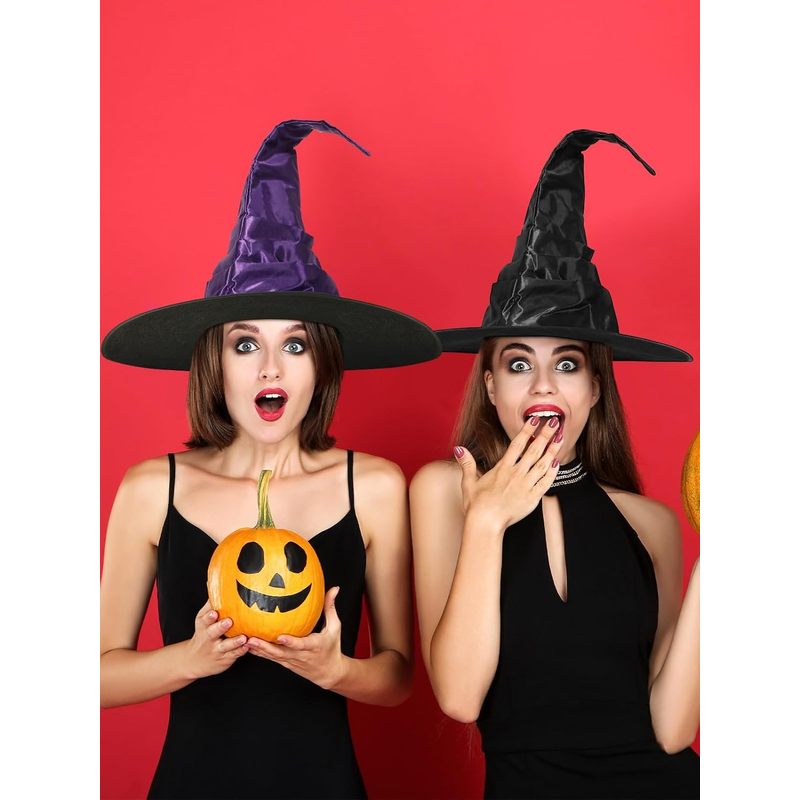 Halloween Witch Hat Costume, B - Men Accessories All ulasan dan harga
