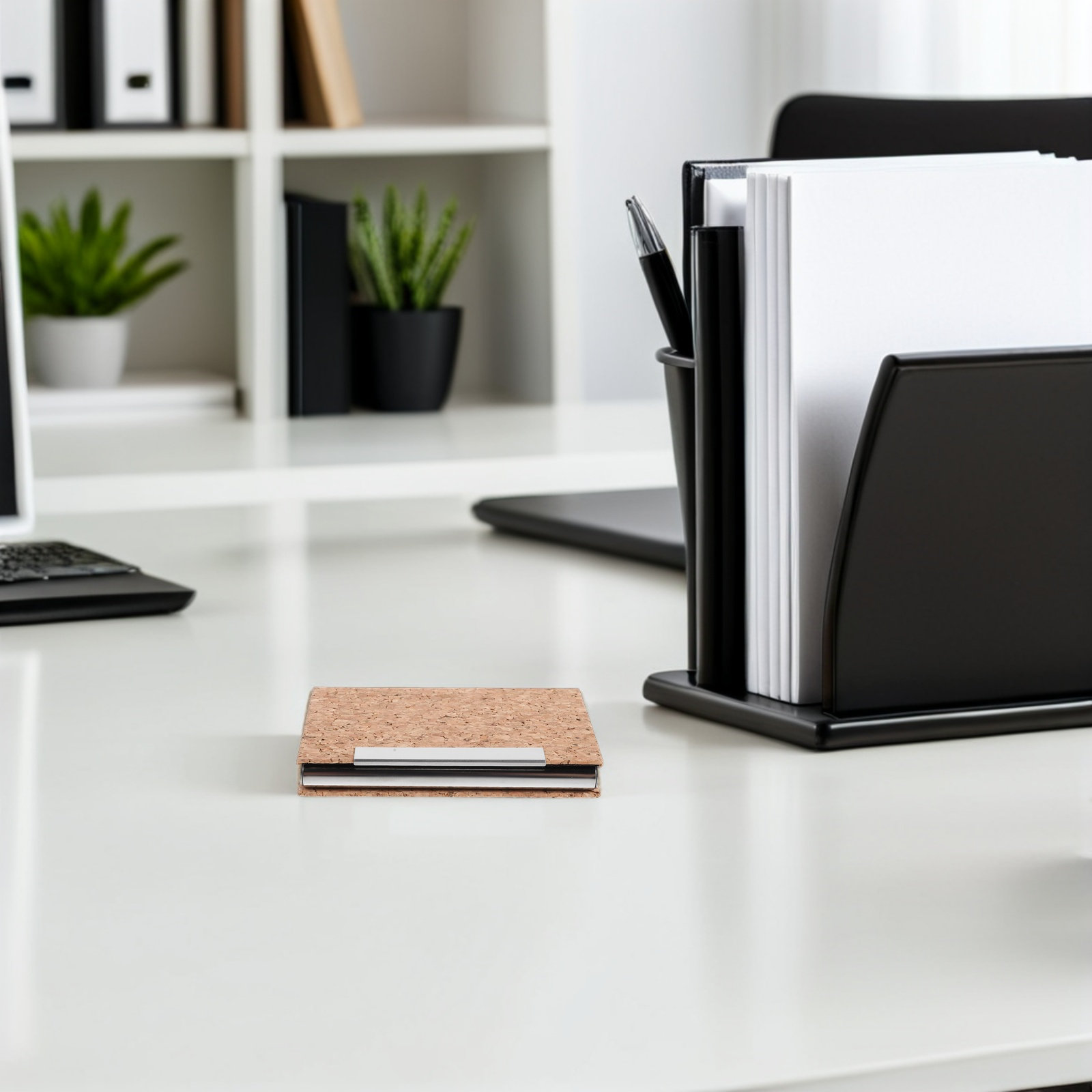 Wood Business Card Holder Stai - Travel Organizer Men ulasan dan harga